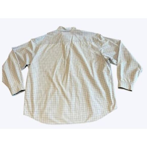 Eddie Bauer Men's Classic Fit Long Sleeve Button Up Shirt Sz XL Blue Checkered - Picture 4 of 6